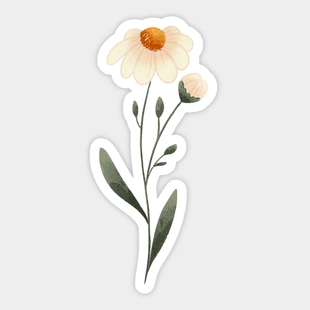 Daisy Sticker by Four Seasons Fox